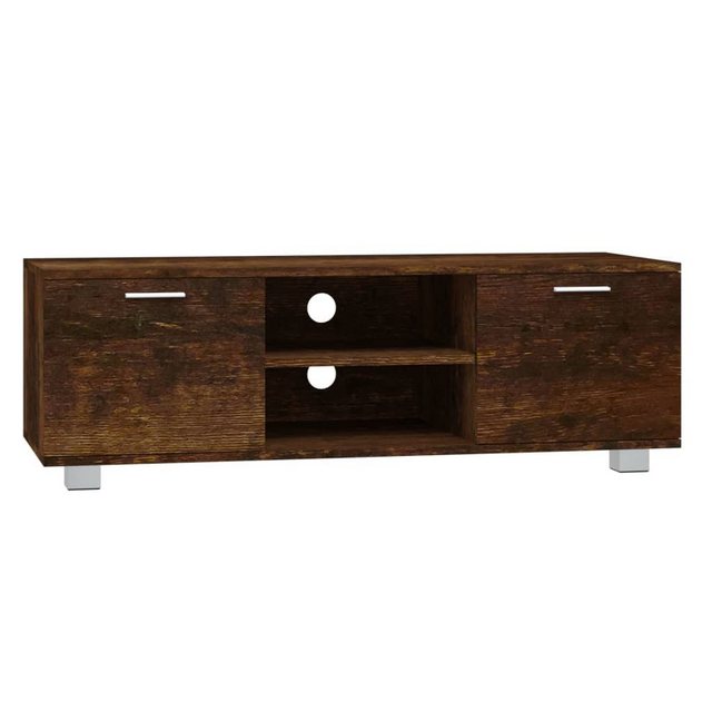 furnicato TV-Schrank Räuchereiche 120x40,5x35 cm Holzwerkstoff günstig online kaufen