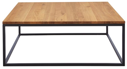 Home affaire Couchtisch "Voorst", aus massiver Eiche und Metallgestell günstig online kaufen