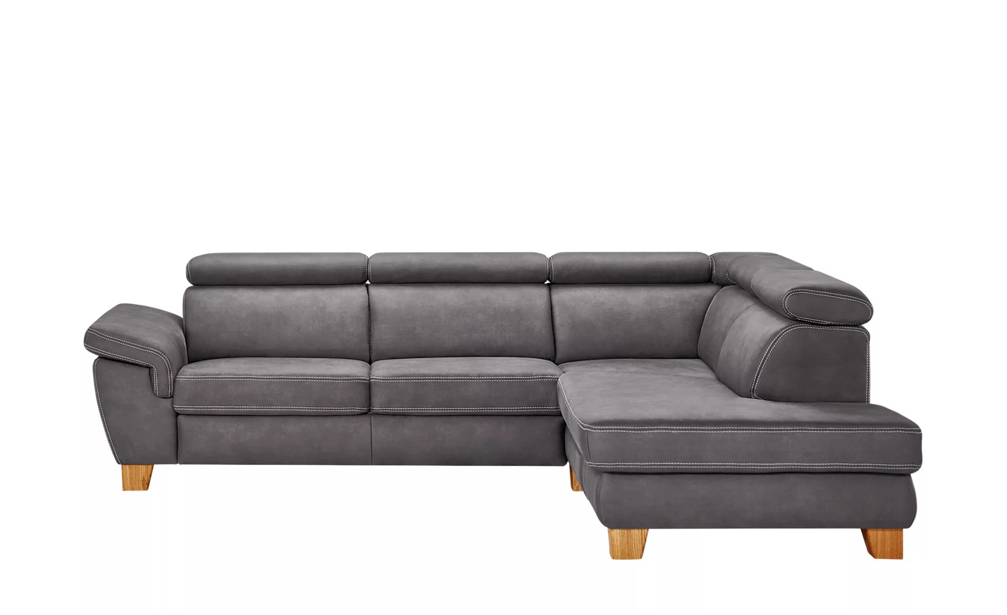 Gray & Jones Ecksofa  Indra ¦ grau ¦ Maße (cm): B: 275 H: 81 T: 225 Polster günstig online kaufen