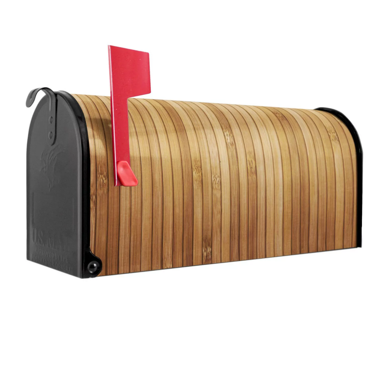 Banjado Amerikanischer Briefkasten Schwarz 48x22x16cm US Mailbox Letterbox günstig online kaufen