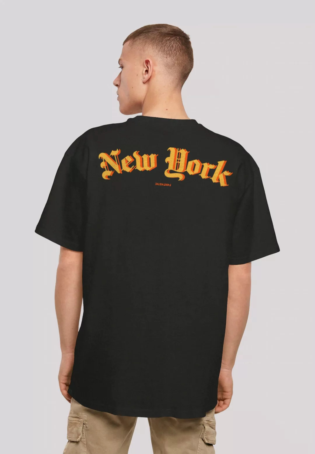 F4NT4STIC T-Shirt "New York Orange OVERSIZE TEE", Print günstig online kaufen