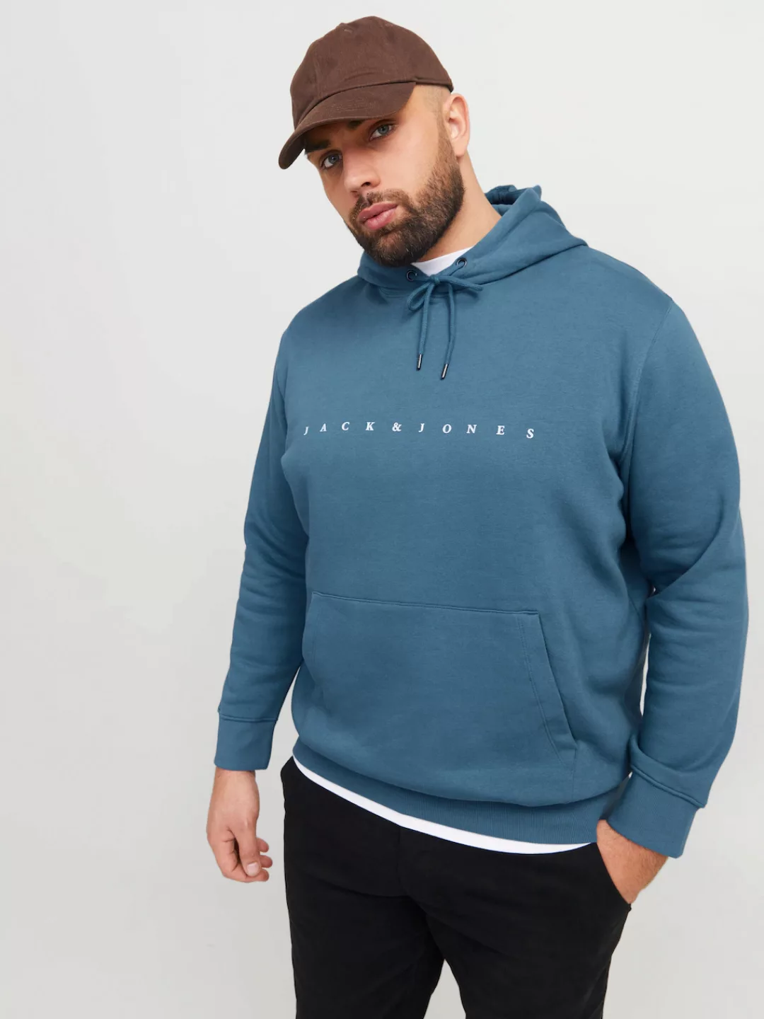 Jack & Jones PlusSize Kapuzensweatshirt "JJESTAR JJ SWEAT HOOD NOOS PLS", m günstig online kaufen