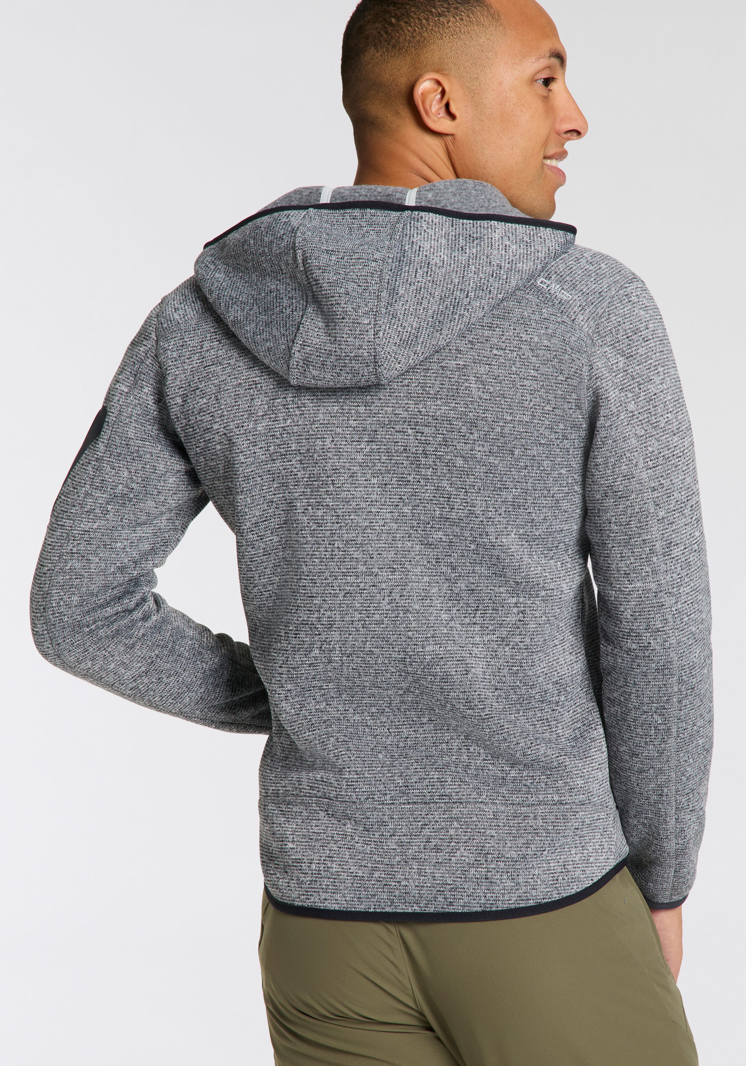 CMP Strickfleecejacke MAN JACKET FIX HOOD günstig online kaufen
