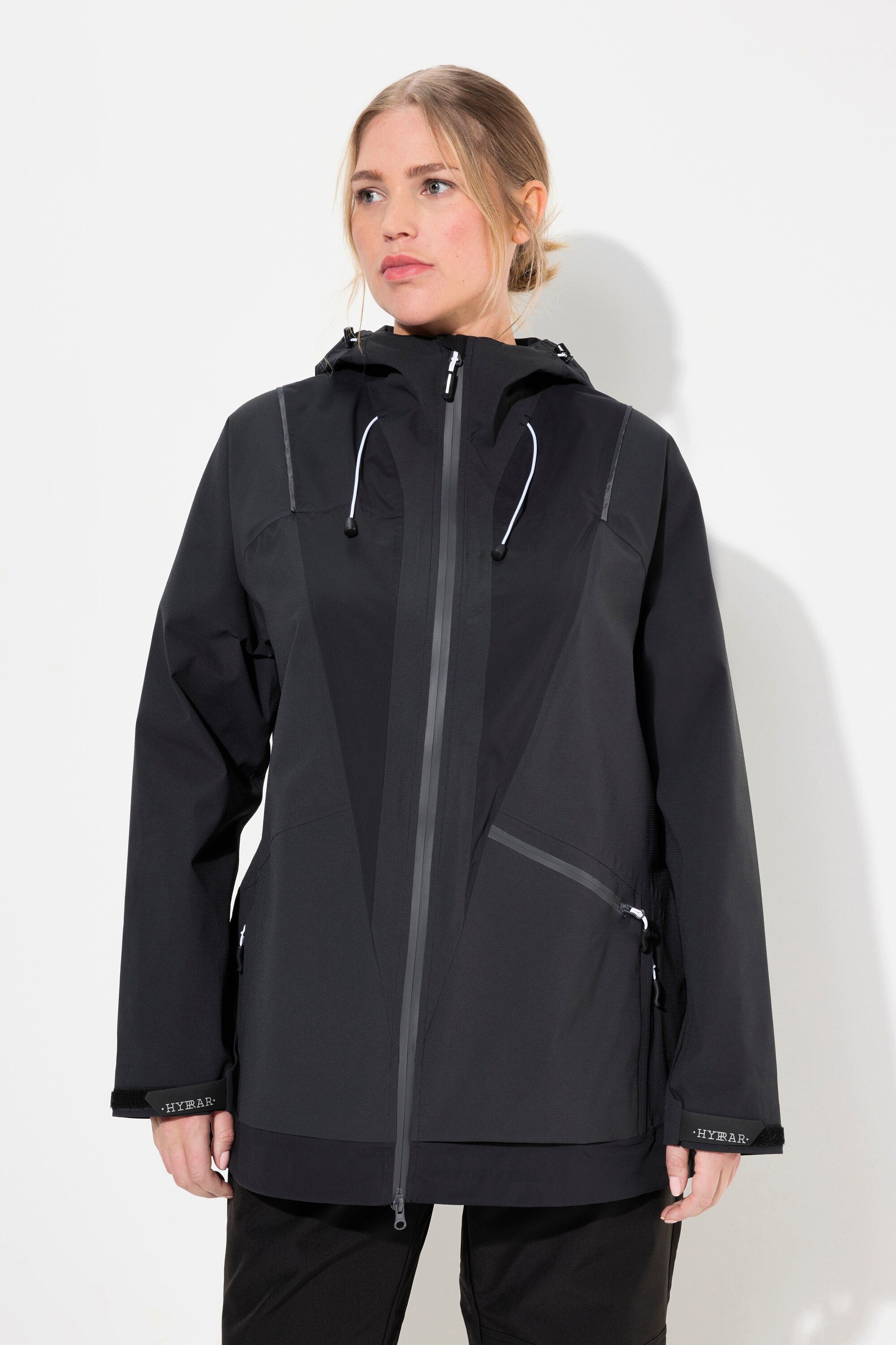 Ulla Popken Funktionsjacke Funktionsjacke wasserdicht 2-Wege-Zipper günstig online kaufen