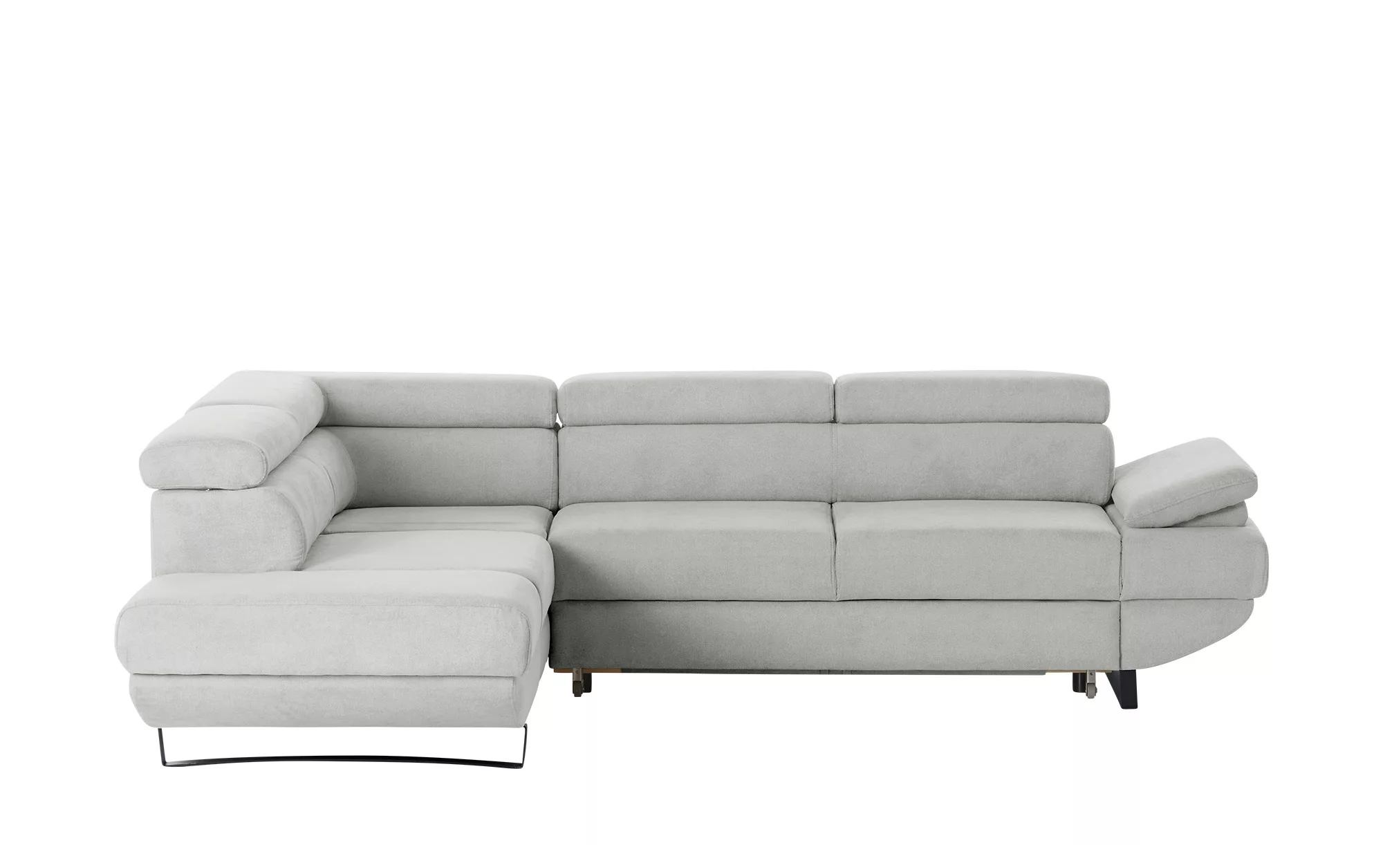 switch Ecksofa aus Mikrofaser Gio ¦ grau ¦ Maße (cm): B: 263 H: 88 T: 200 P günstig online kaufen