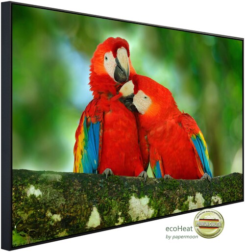 Papermoon Infrarotheizung »Papageien«, sehr angenehme Strahlungswärme günstig online kaufen