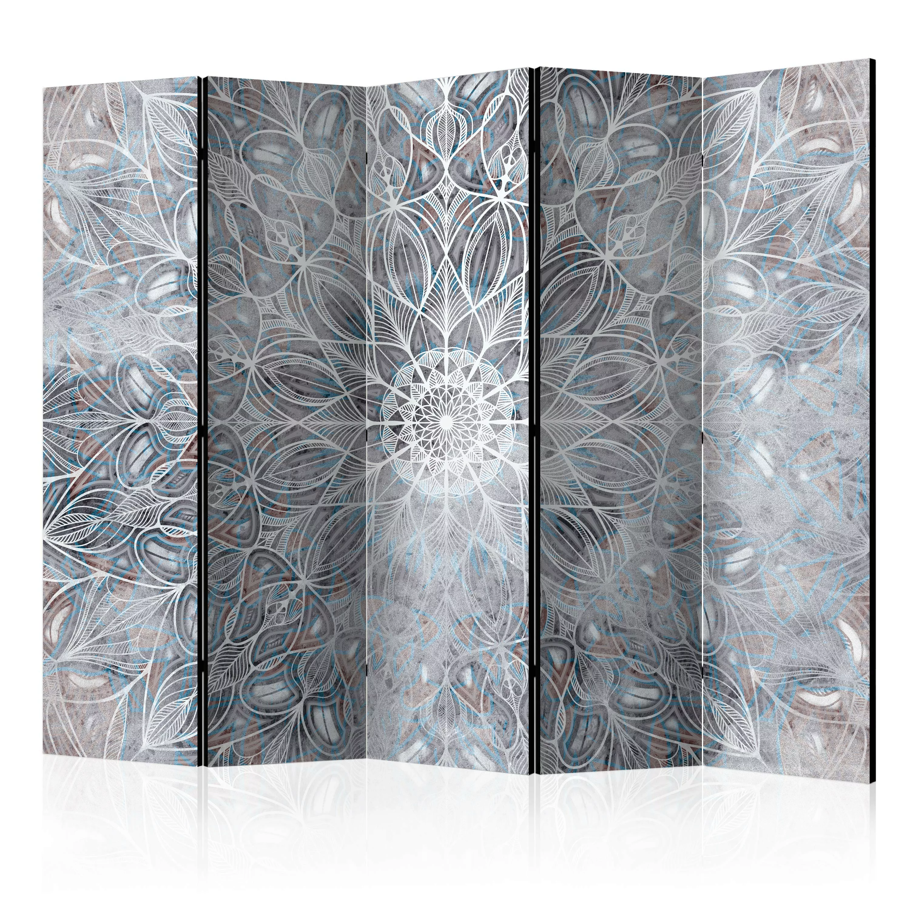 5-teiliges Paravent - Blurred Mandala Ii [room Dividers] günstig online kaufen