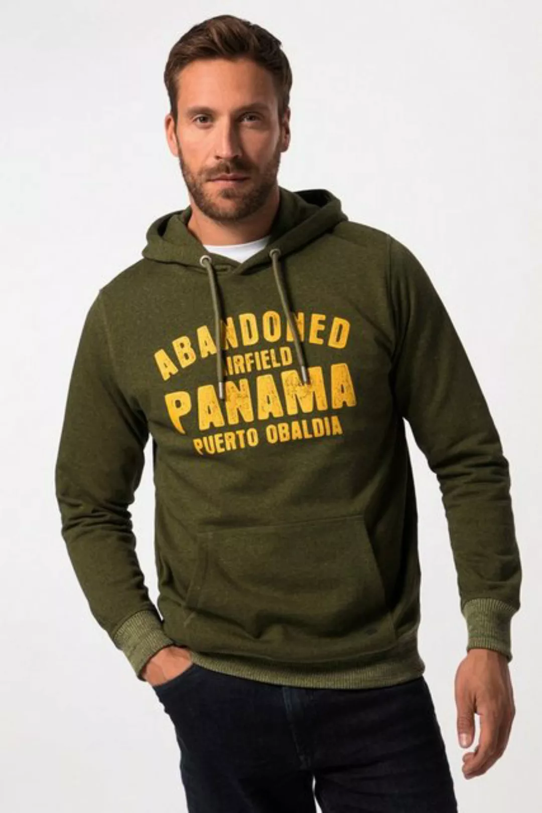 JP1880 Sweatshirt Hoodie Melange-Sweat Kapuze Kängurutasche Tall günstig online kaufen