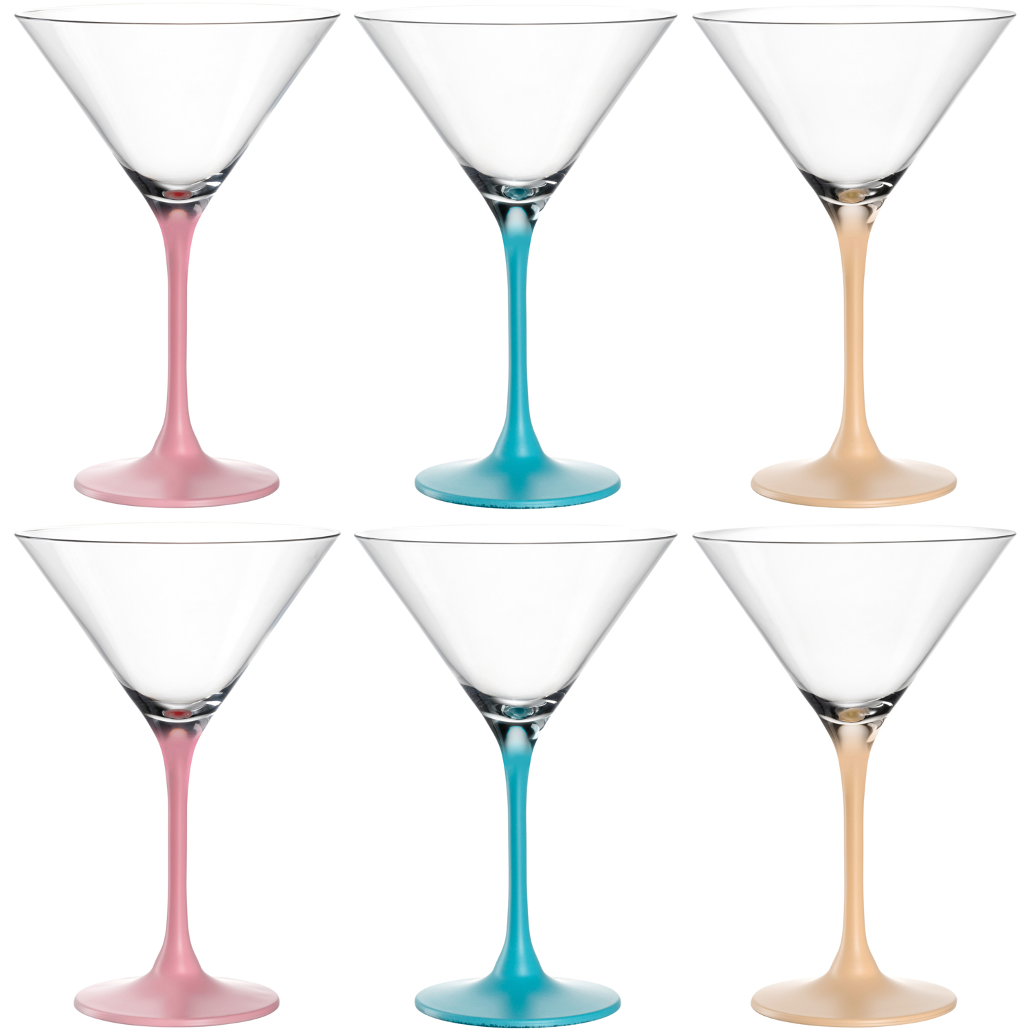 LEONARDO Cocktailglas »BRERA, 230 ml, farbig sortiert, Cocktailschale, 6er- günstig online kaufen