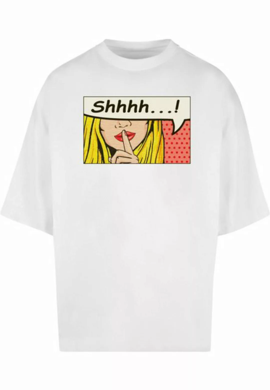 Merchcode T-Shirt Merchcode Herren Silent Sign Comic Huge Tee (1-tlg) günstig online kaufen