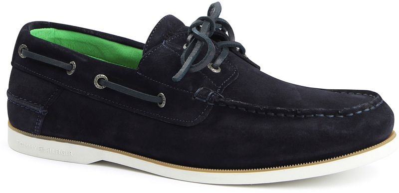 Tommy Hilfiger Mokassin Wildleder Navy - Größe 42 günstig online kaufen