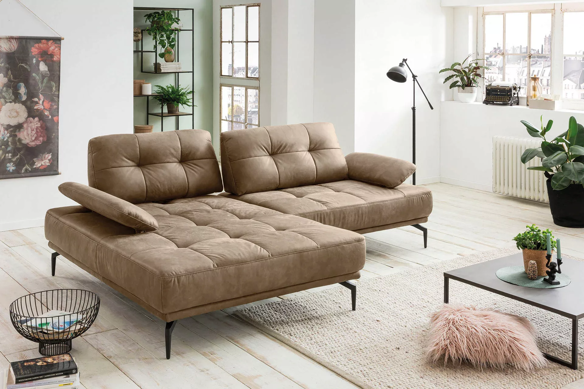 exxpo - sofa fashion Ecksofa "Falcone, L-Form" günstig online kaufen