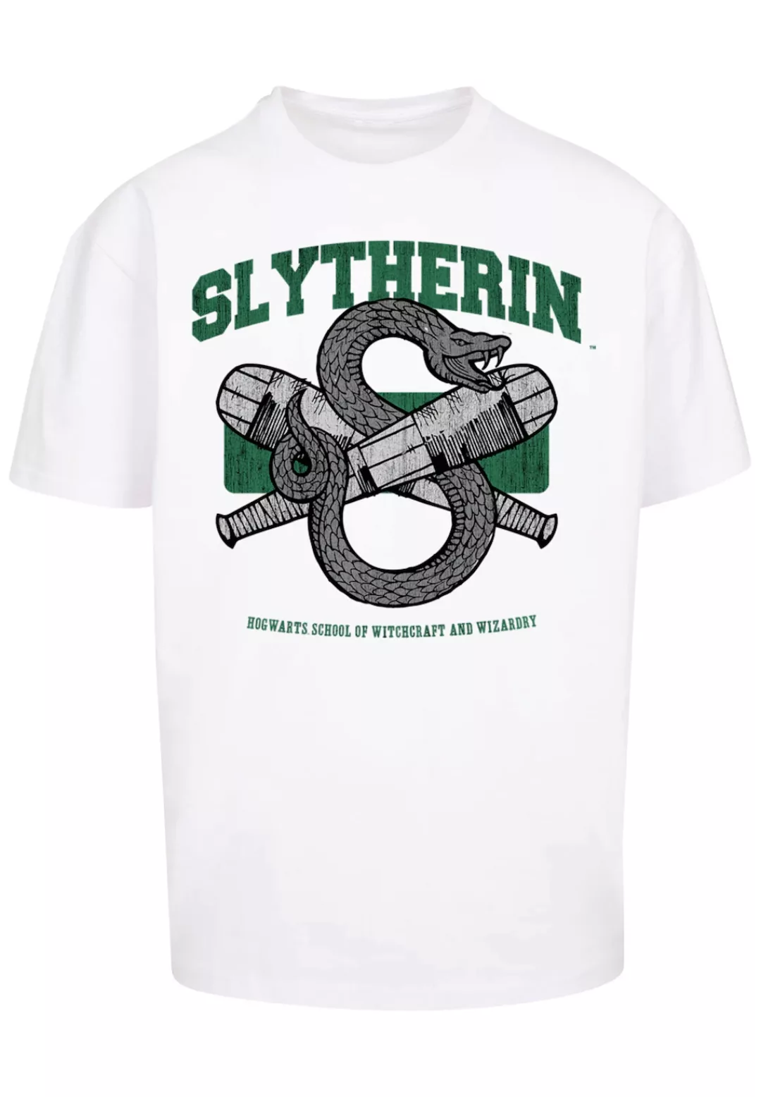 F4NT4STIC Kurzarmshirt "F4NT4STIC Herren Harry Potter Slytherin with Heavy günstig online kaufen