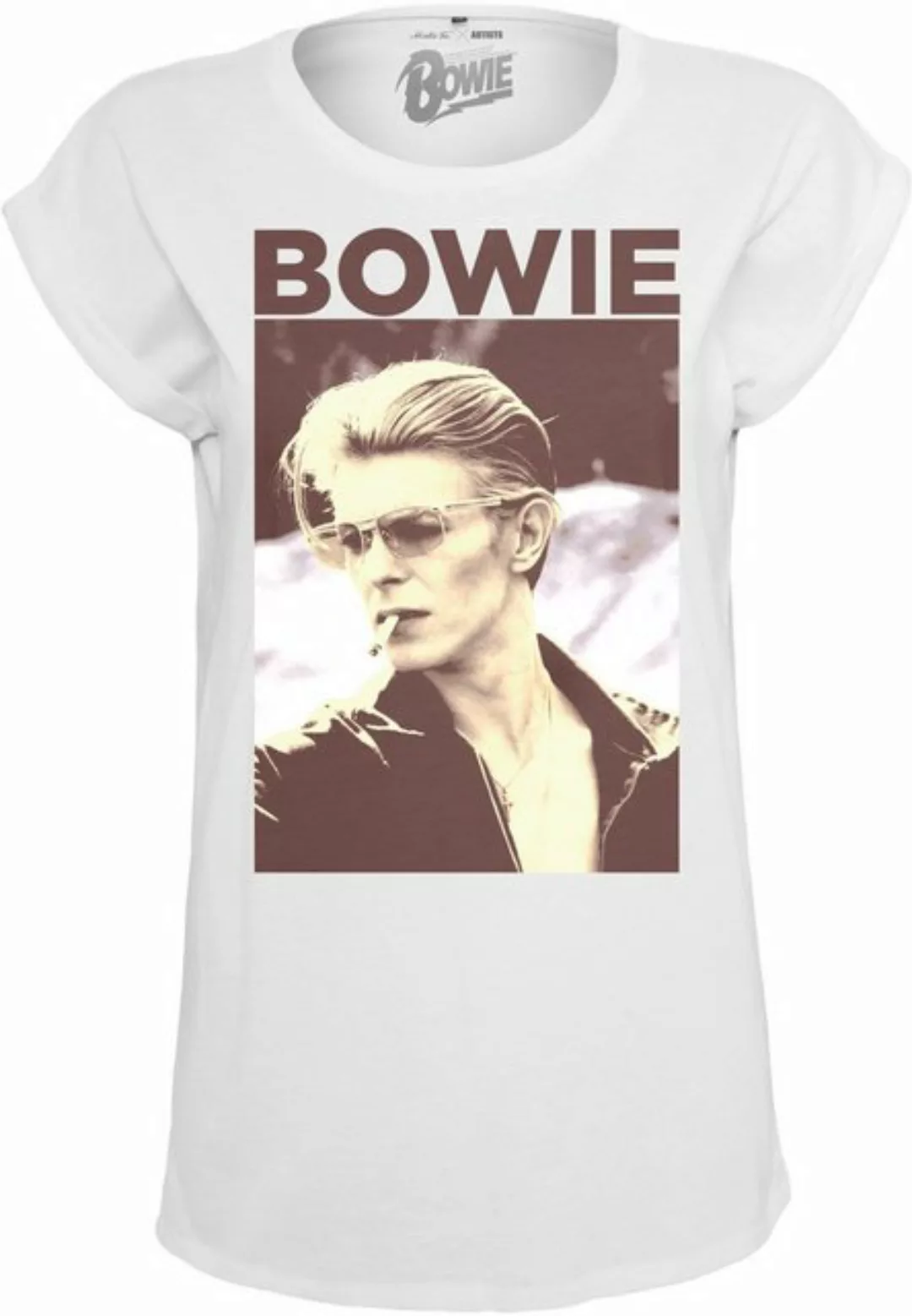MisterTee T-Shirt Damen Ladies David Bowie Tee (1-tlg) günstig online kaufen