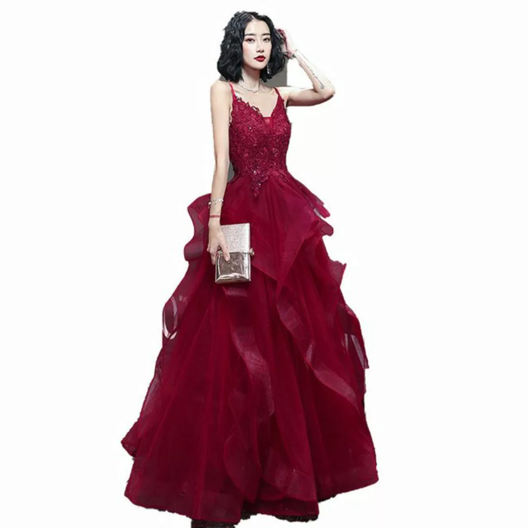 KIKI Abendkleid Damen Elegant Lange Ballkleider mit Hochzeitskleid Sexy Nec günstig online kaufen