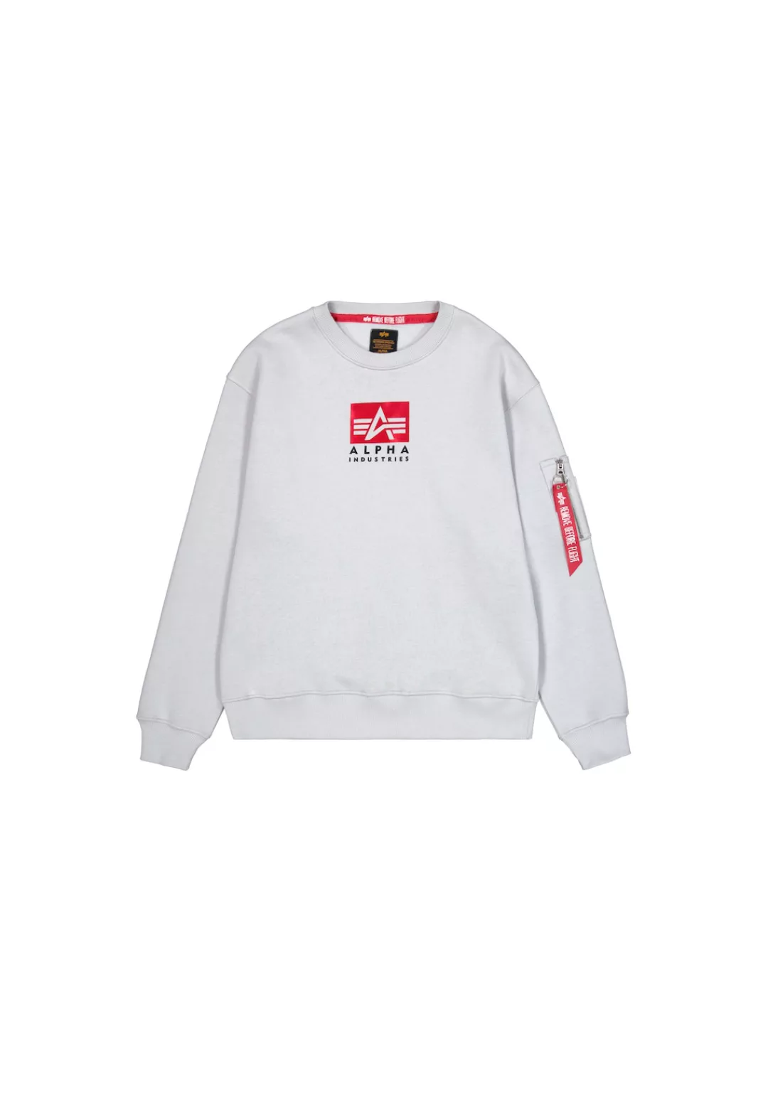 Alpha Industries Sweater "Satin Logo Sweatshirt Sweatshirt" günstig online kaufen