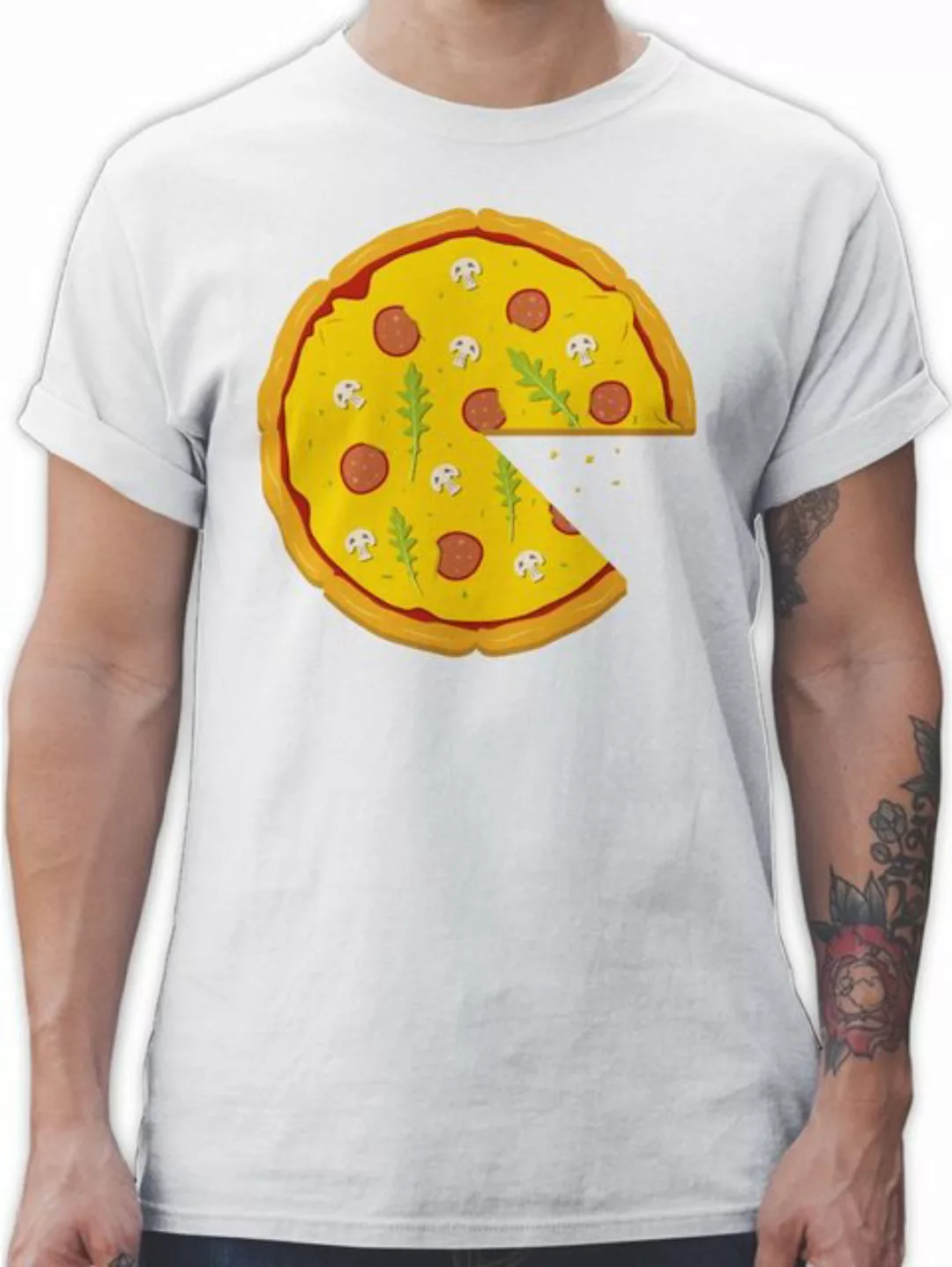Shirtracer T-Shirt Pizza Partner Teil 1 Partner-Look Pärchen Herren günstig online kaufen