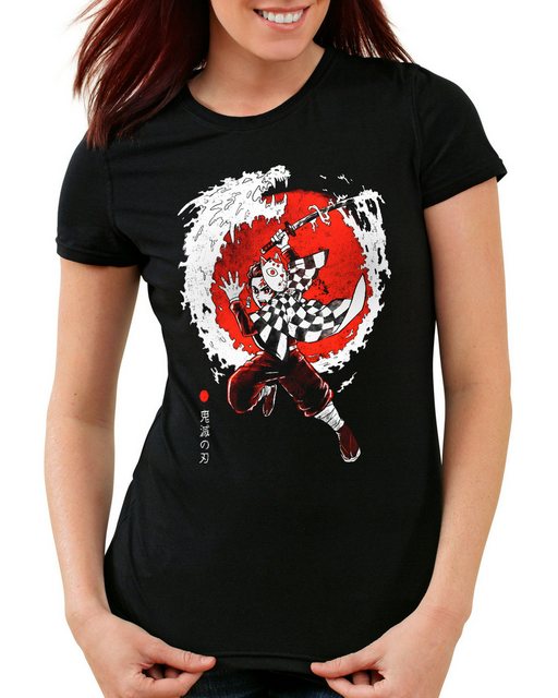 style3 T-Shirt Red Battler demon slayer anime japan manga cosplay günstig online kaufen