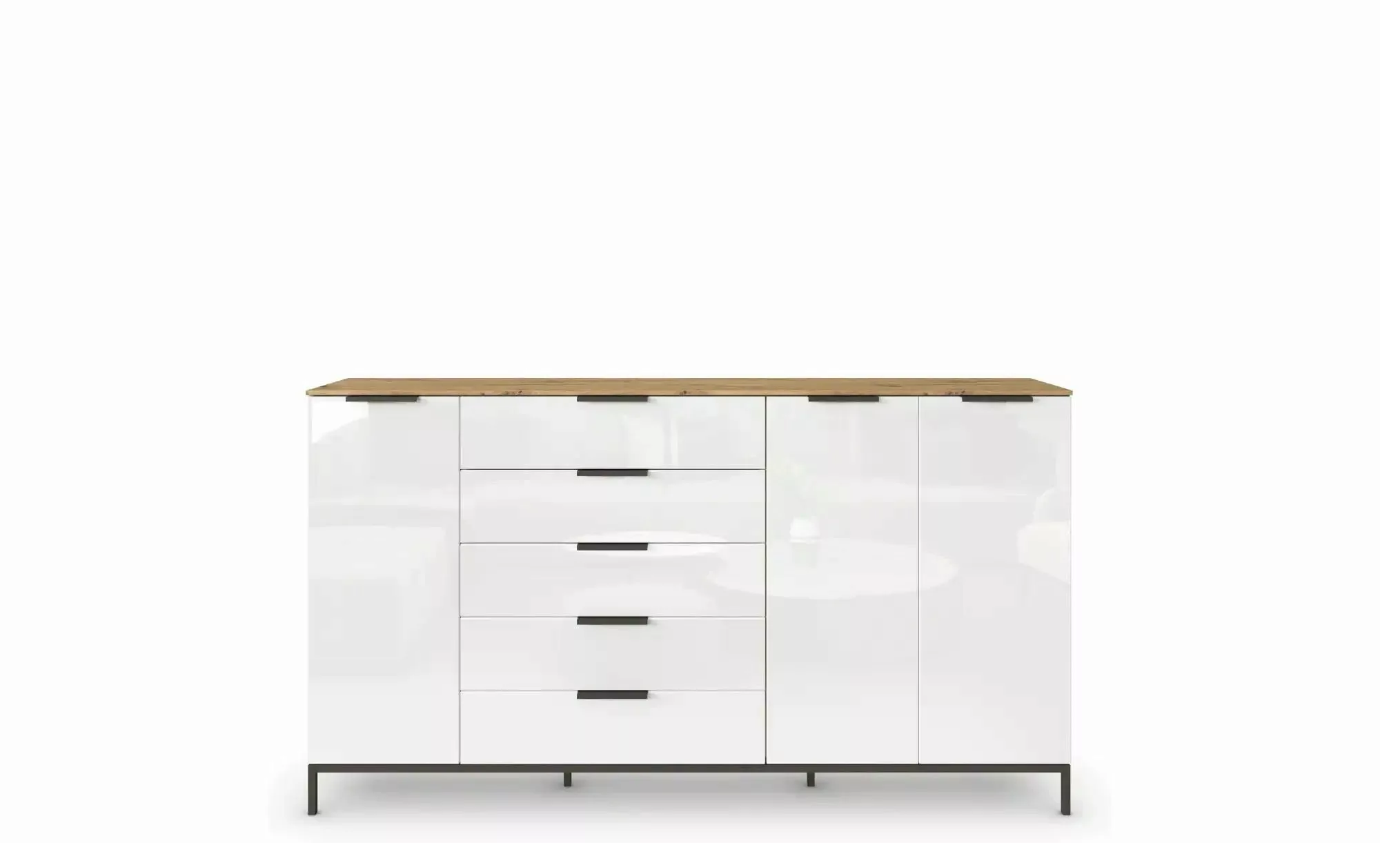 Highboard ¦ holzfarben ¦ Maße (cm): B: 199 H: 111 Kommoden & Sideboards > H günstig online kaufen