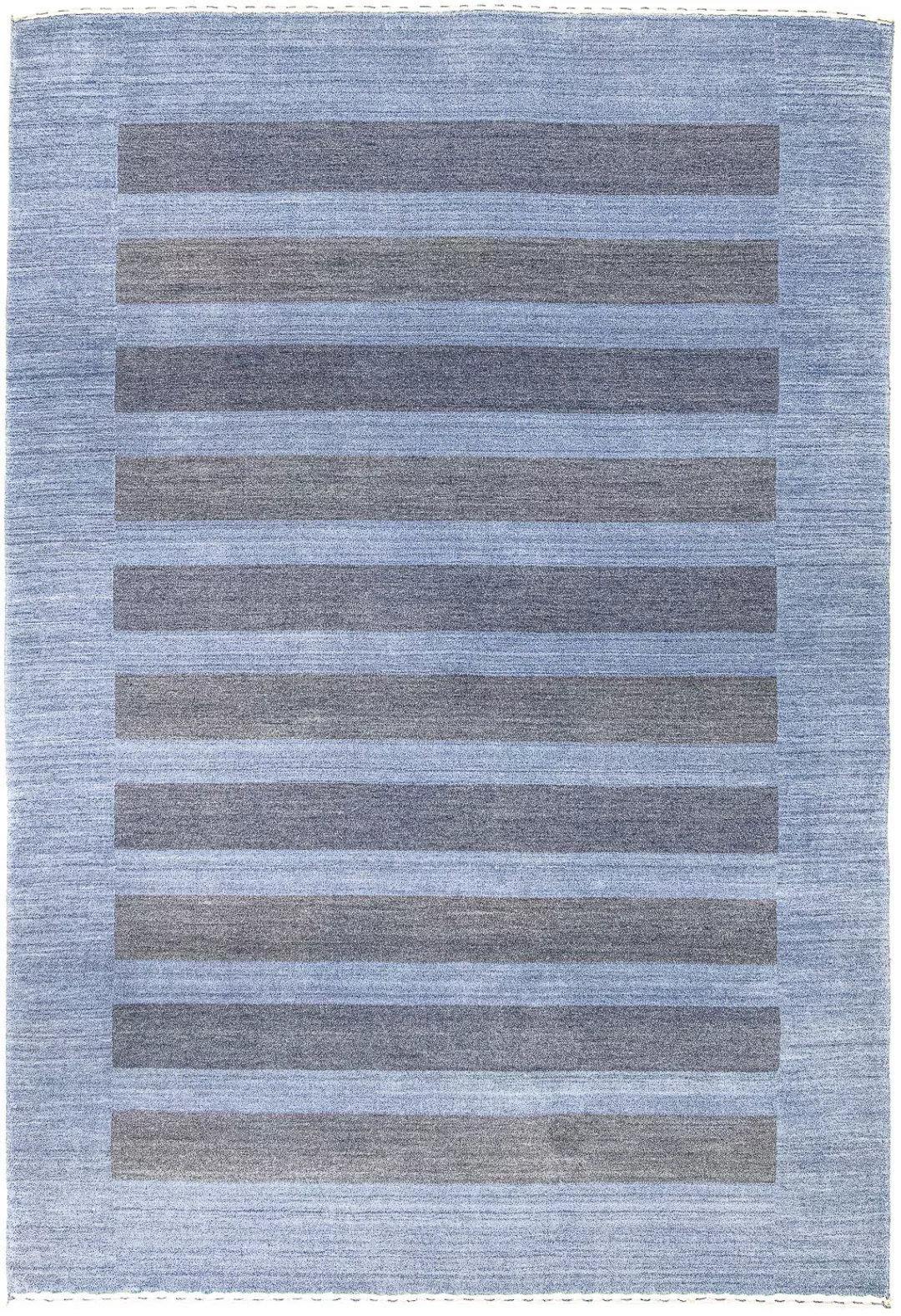 morgenland Wollteppich »Loribaft Teppich Stripy«, rechteckig, 14 mm Höhe, K günstig online kaufen