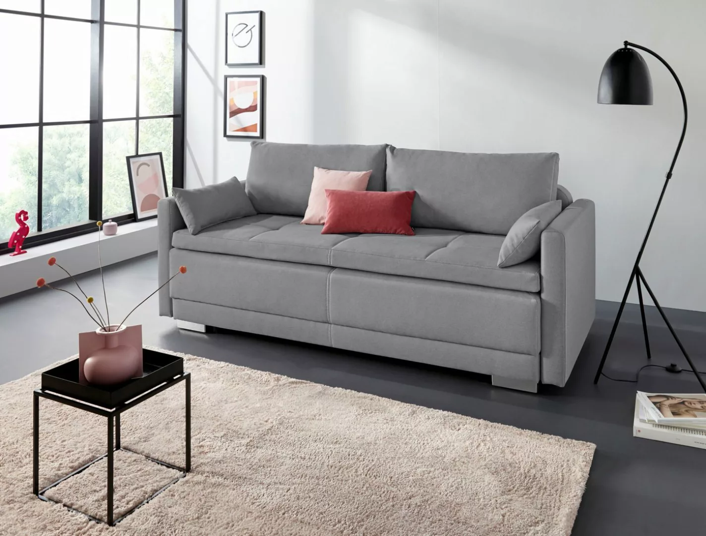 INOSIGN Schlafsofa "Berlin", mit Boxspringaufbau, Bettfunktion & Bettkasten günstig online kaufen