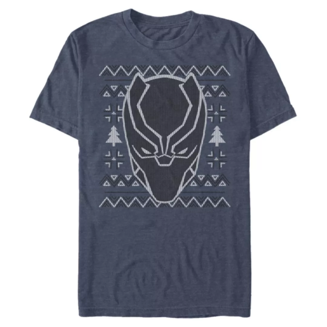 Marvel - Black Panther Back Panther Sweater - Männer T-Shirt günstig online kaufen