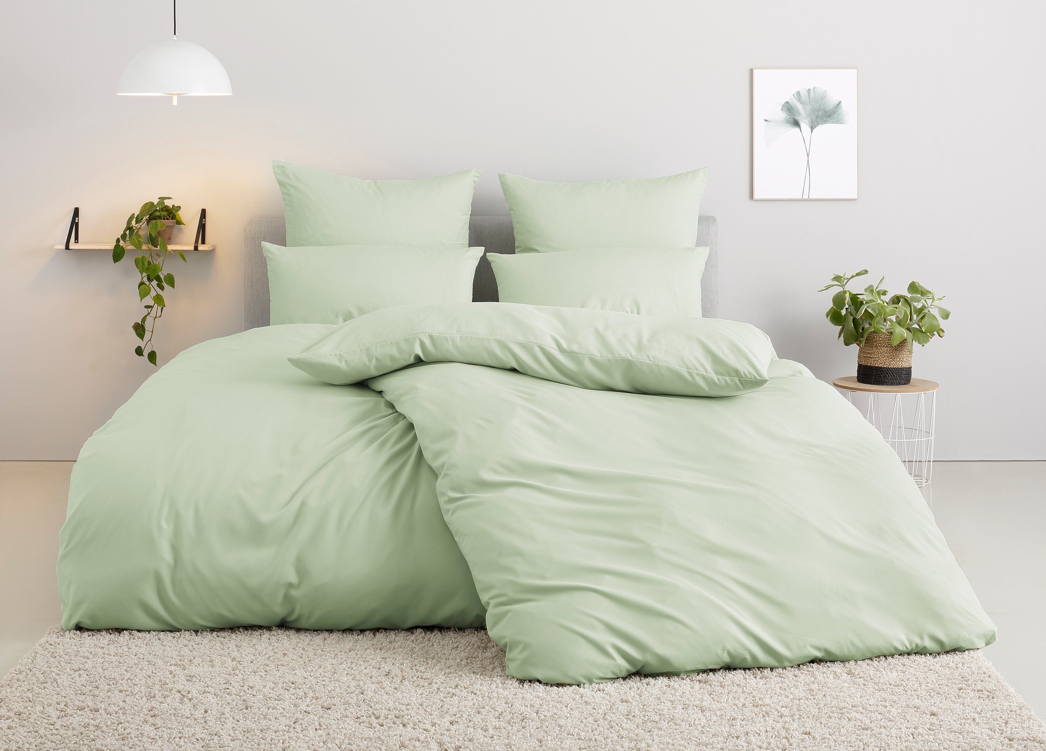my home Bettwäsche Desner, Microfaser, 3 günstig online kaufen