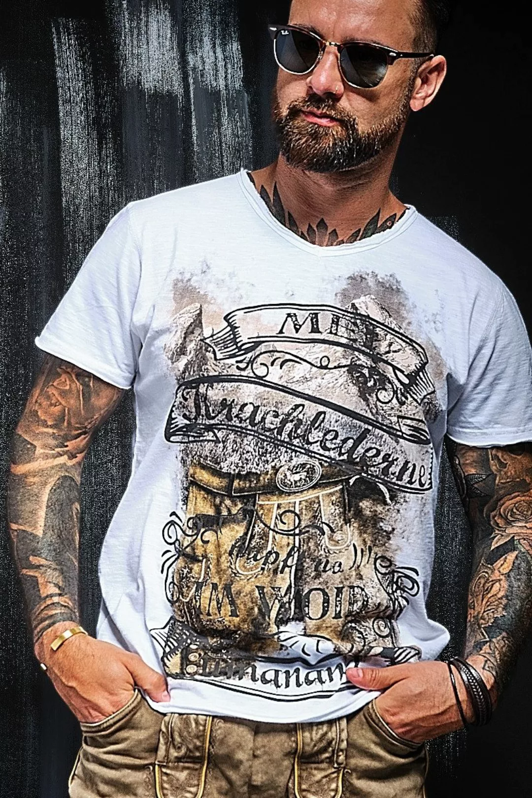 Hangowear Trachtenshirt Trachtenshirt Herren - SEBALD günstig online kaufen