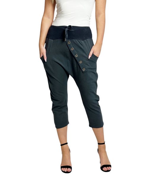 Mississhop Caprihose Damen Capri Hose Boyfriend Hose Jogginghose M.168 günstig online kaufen