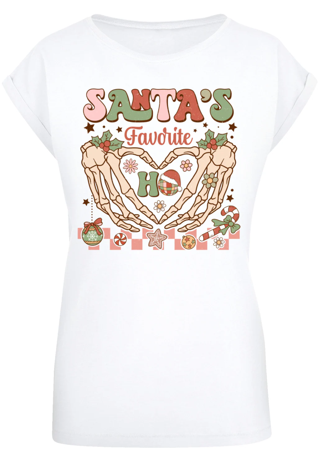 F4NT4STIC T-Shirt "Weihnachten Santas favorite Ho Ho Ho Christmas", Premium günstig online kaufen