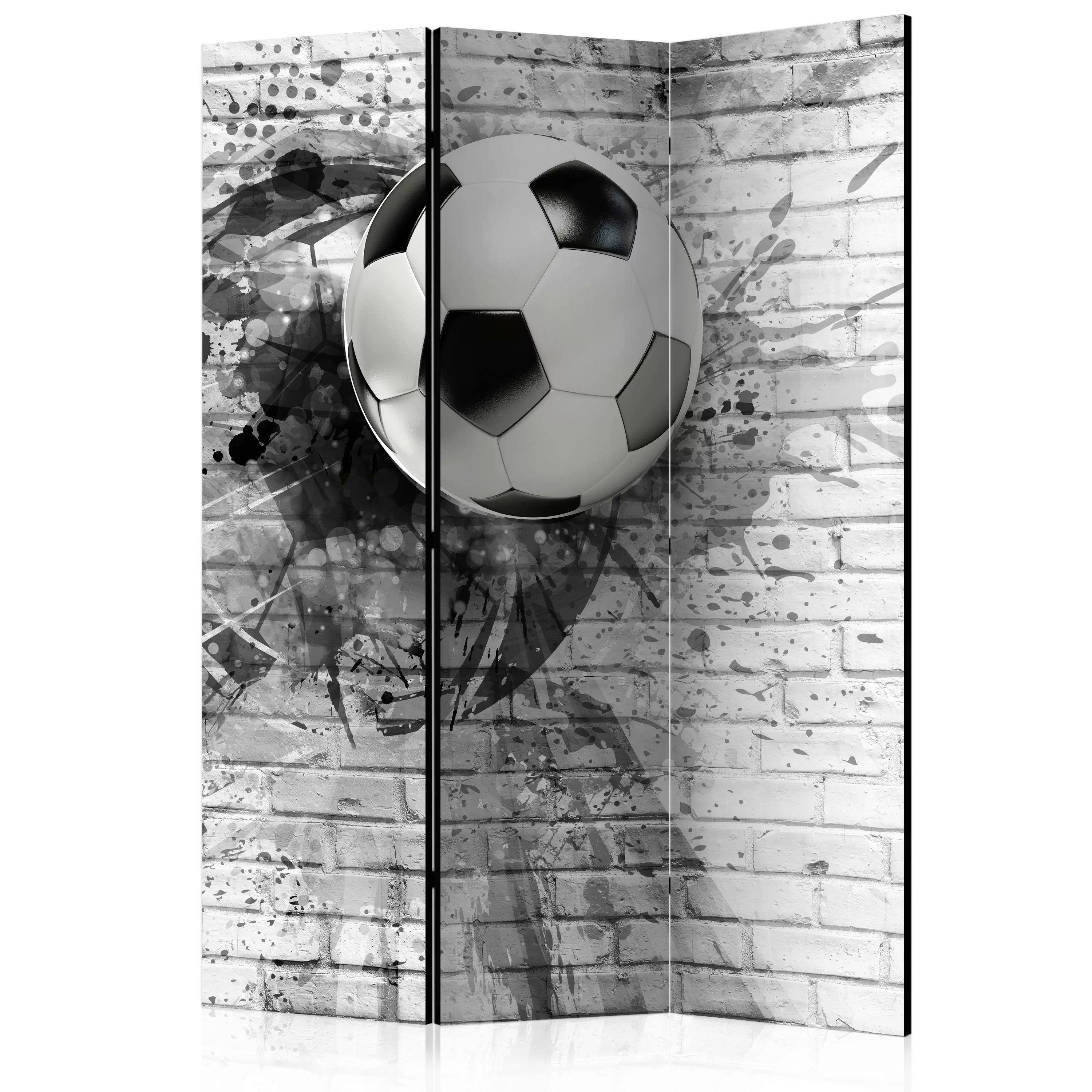 3-teiliges Paravent - Dynamic Football [room Dividers] günstig online kaufen
