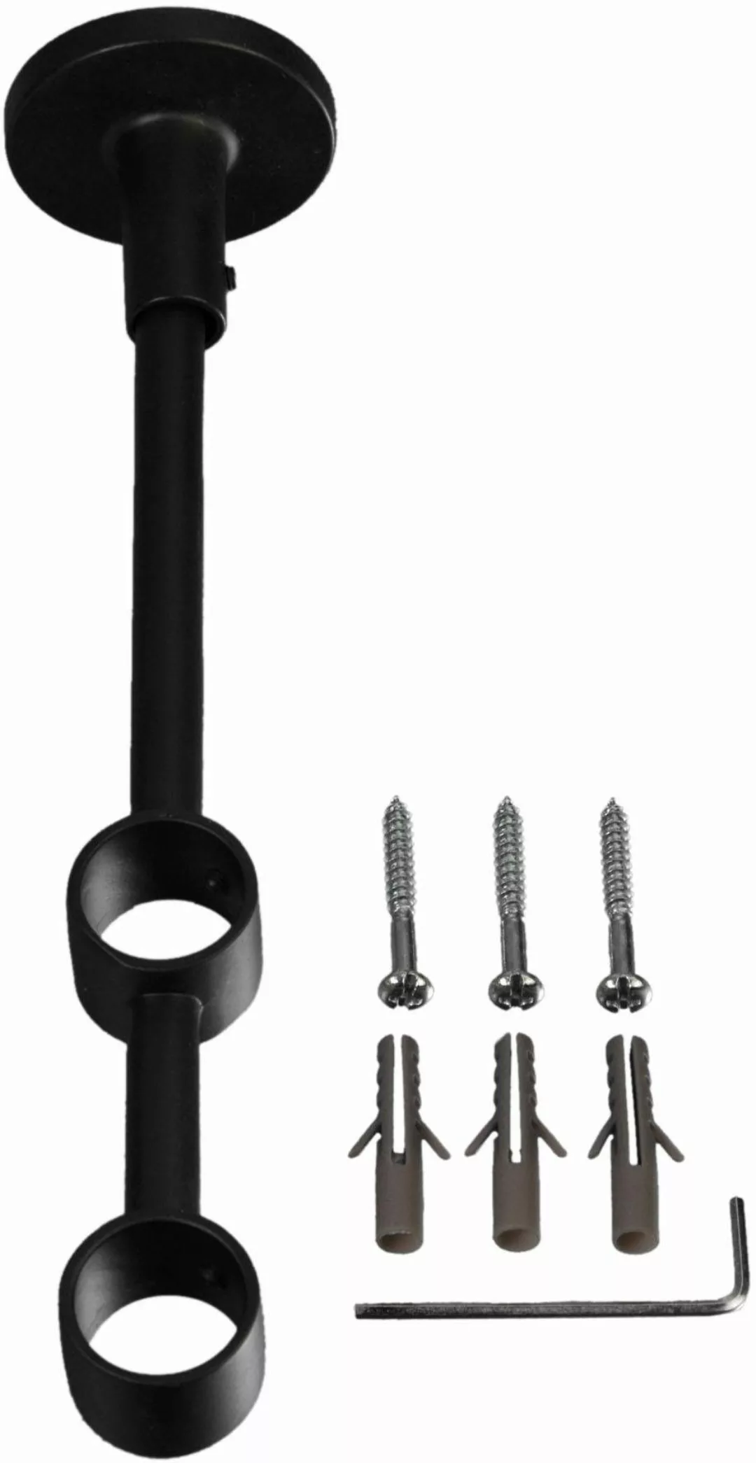 Liedeco Doppelträger, Gardinenstangen, (1-St), für Gardinenstangen günstig online kaufen