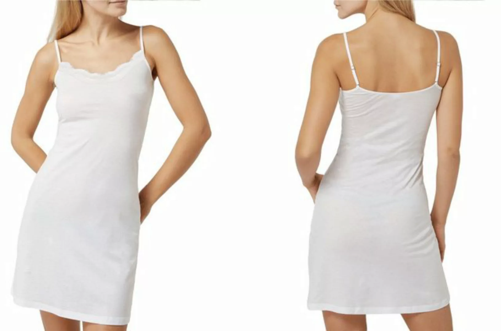 Rungassi Unterkleid Deluxe Damen Unterkleid mit Spitze 90CM GBTW-817 Weiß G günstig online kaufen