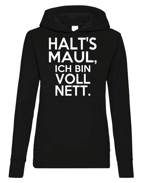 Youth Designz Kapuzenpullover Damen Hoodie Pullover "Halts Maul ich bin vol günstig online kaufen