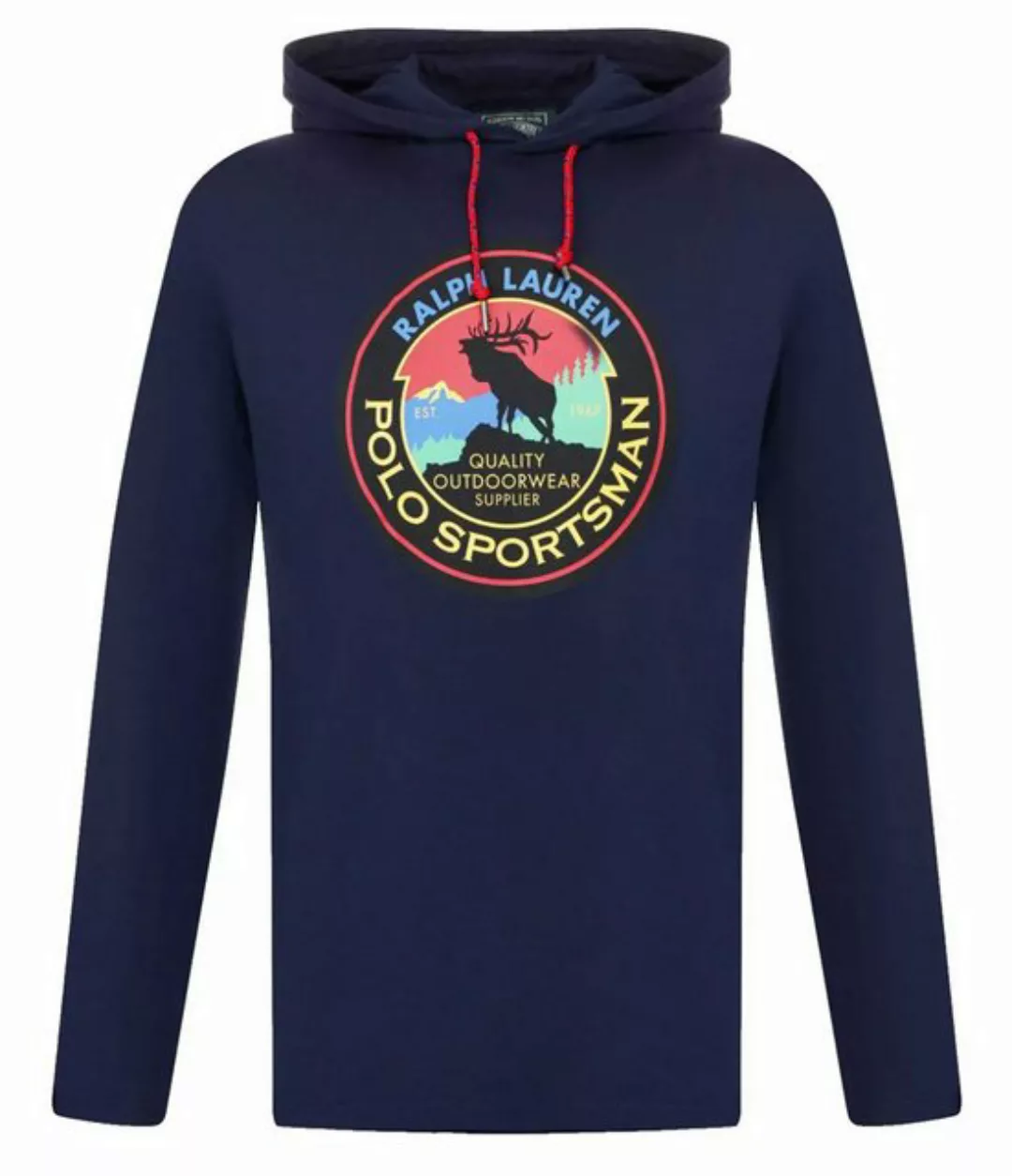 Polo Ralph Lauren Langarmshirt Kapuzen Langarmshirt Retro Sweatshirt Shirt günstig online kaufen