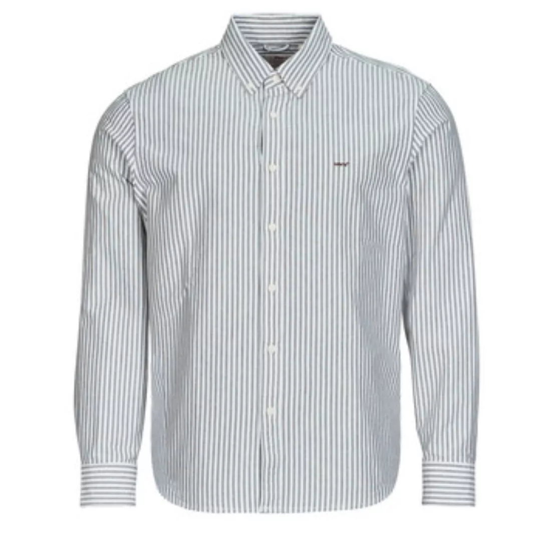 Levi's® Langarmhemd AUTHENTIC BUTTON DOWN mit Ton-in-Ton Logostickerei auf günstig online kaufen