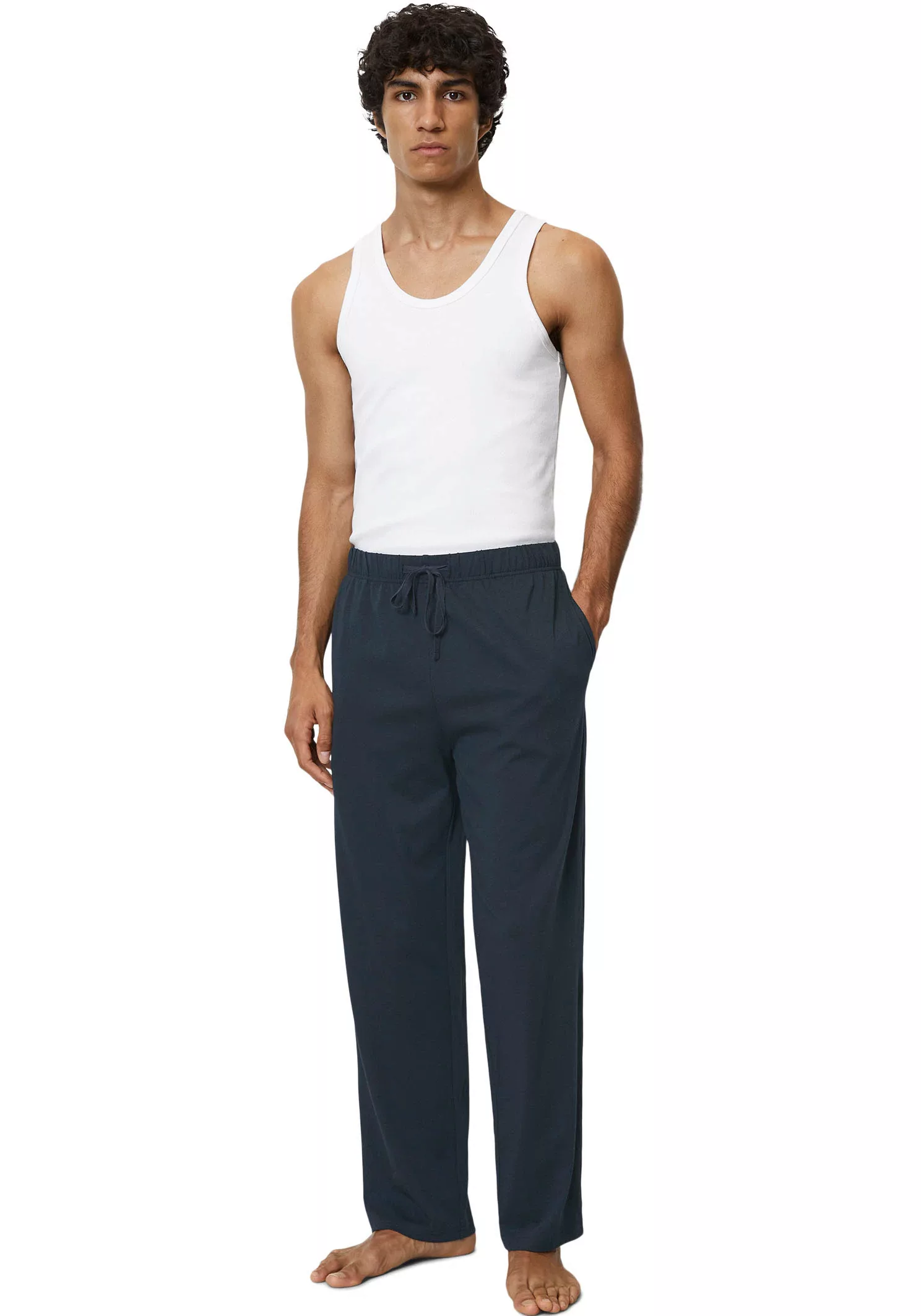 Marc O'Polo Loungehose mit Tunnelzug und Bindeband, Regular Fit günstig online kaufen