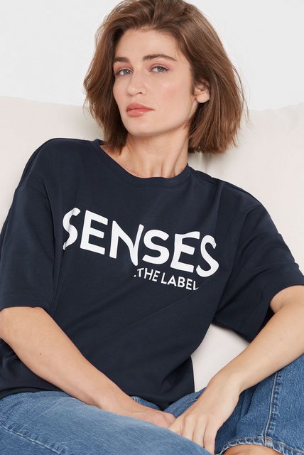 SENSES.THE LABEL Rundhalsshirt, aus Baumwolle günstig online kaufen