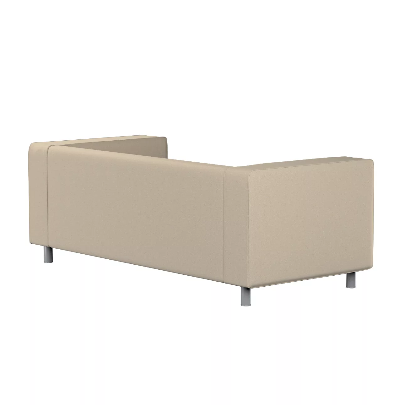 Bezug für Klippan 2-Sitzer Sofa, beige, Sofahusse, Klippan 2-Sitzer, Edinbu günstig online kaufen