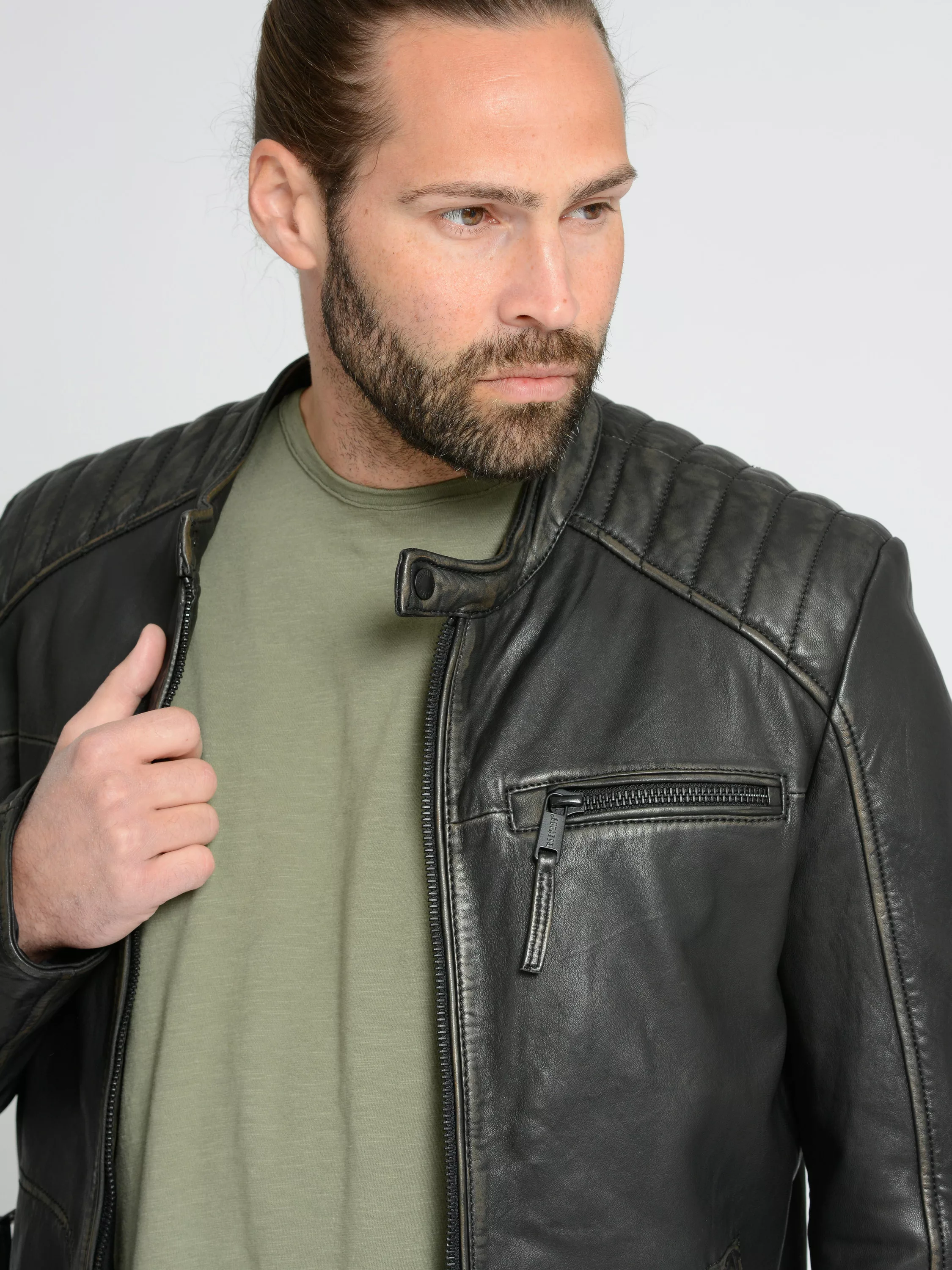 MUSTANG Lederjacke günstig online kaufen