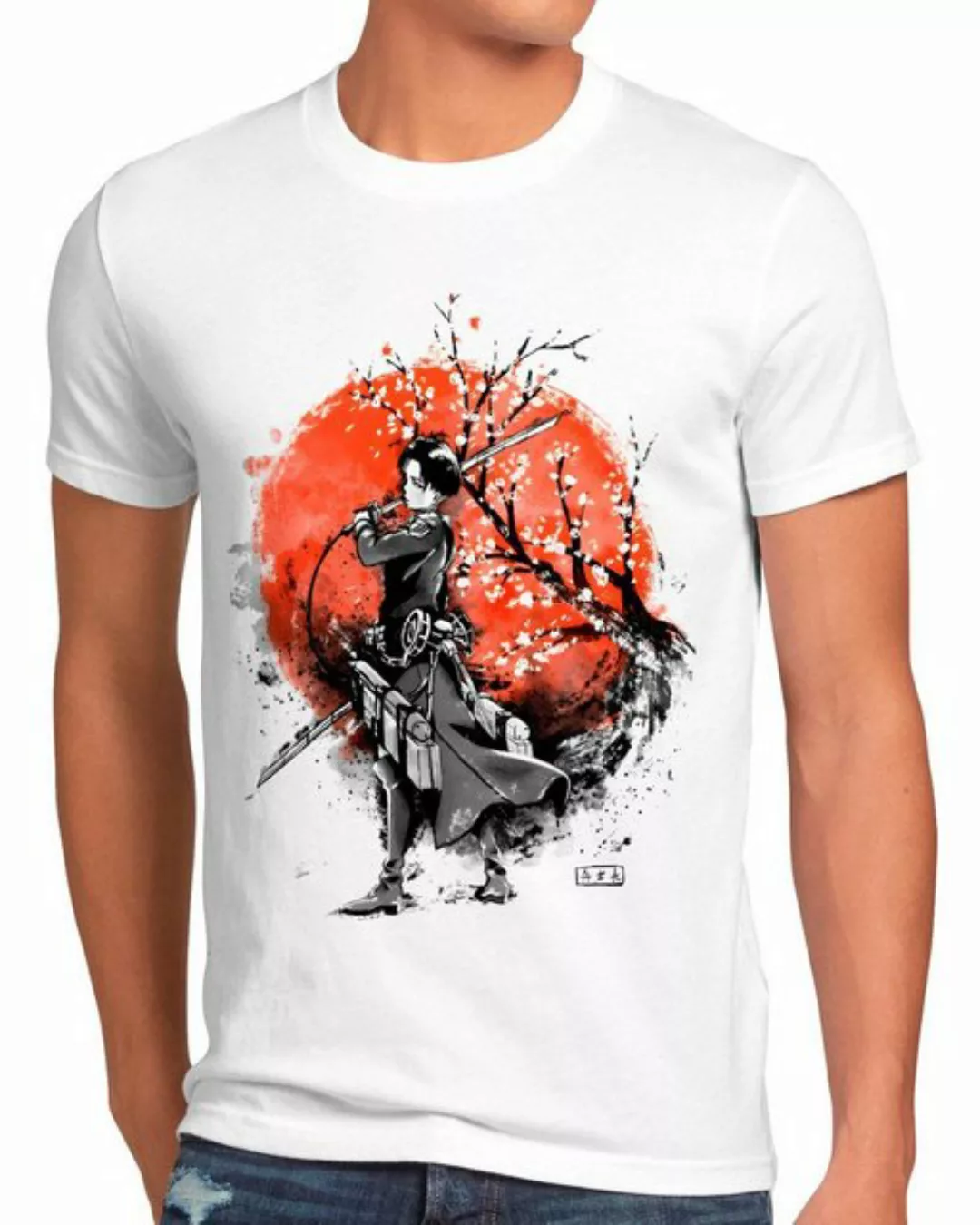 style3 T-Shirt titan anime japan on manga attack aot günstig online kaufen