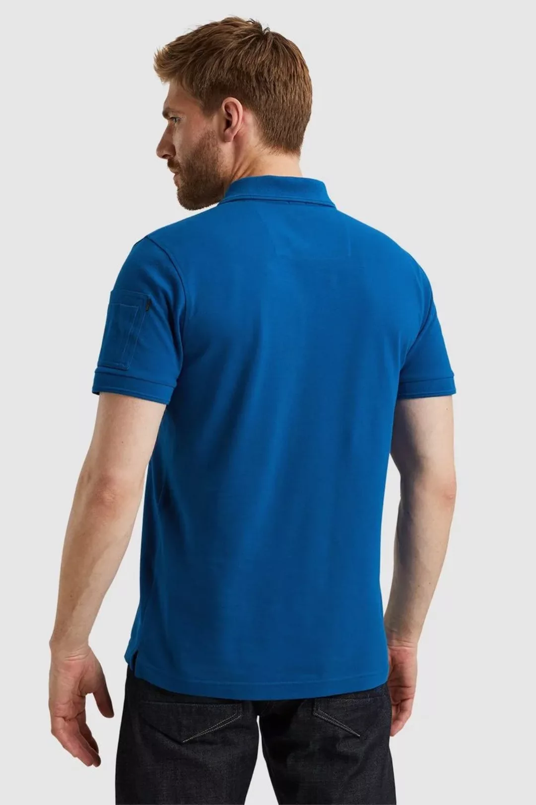 PME Legend Poloshirt Trackway Kobaltblau - Größe S günstig online kaufen