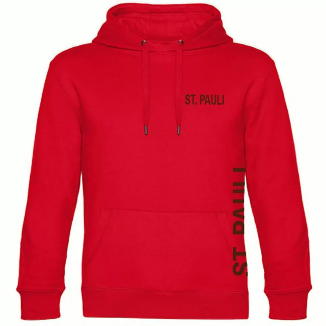 multifanshop Kapuzensweatshirt St. Pauli - Brust & Seite - Hoodie günstig online kaufen