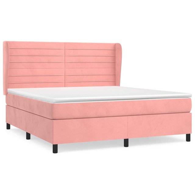 vidaXL Boxspringbett Bett Boxspringbett mit Matratze & Topper Samt versch. günstig online kaufen