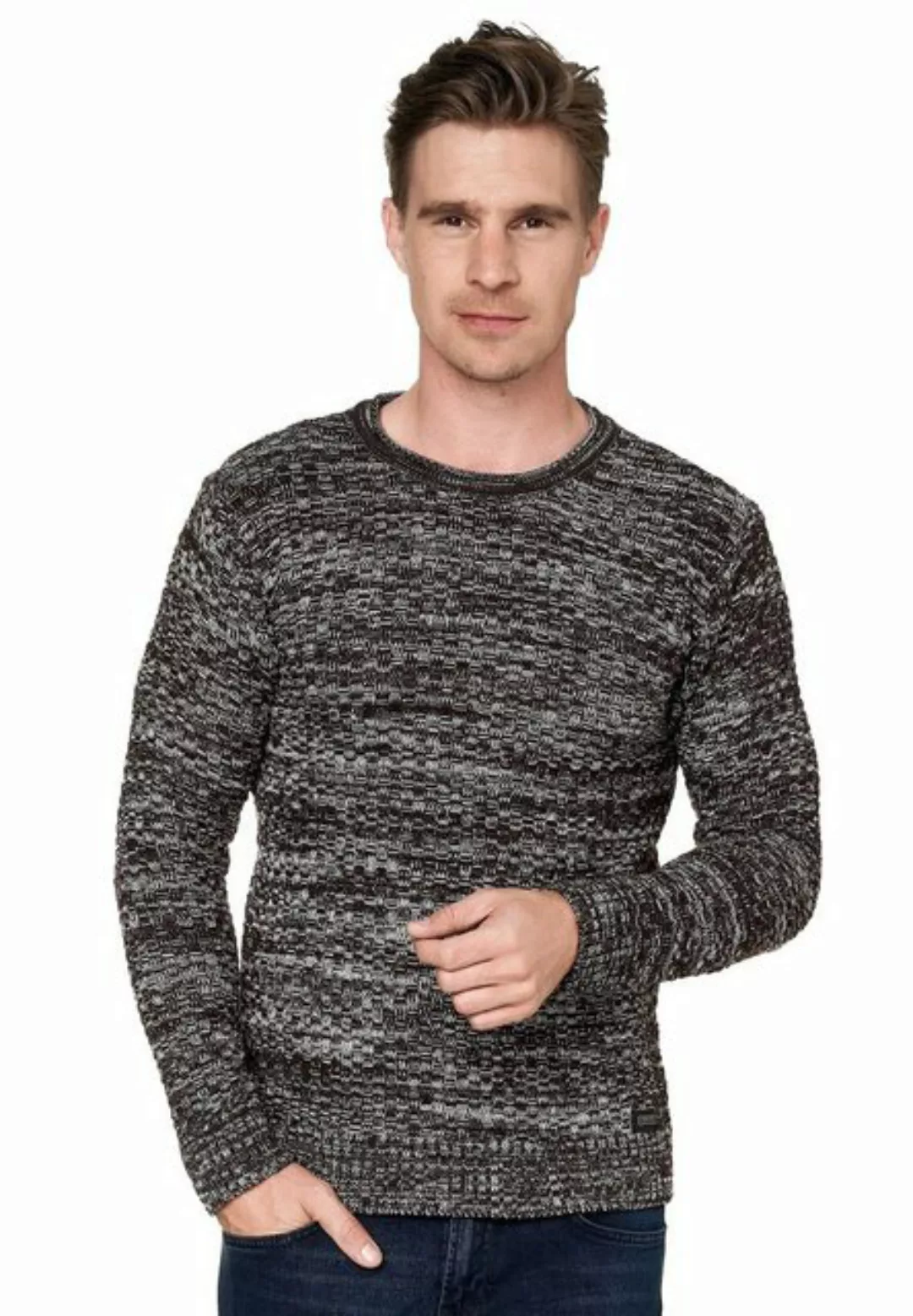 Rusty Neal Strickpullover, im melierten Design günstig online kaufen