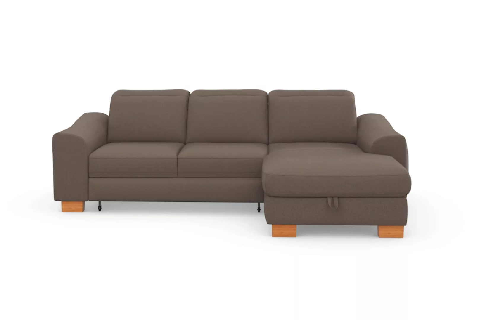 sit&more Ecksofa "Dundee L-Form", mit Federkern und Massivholzfüßen, wahlwe günstig online kaufen