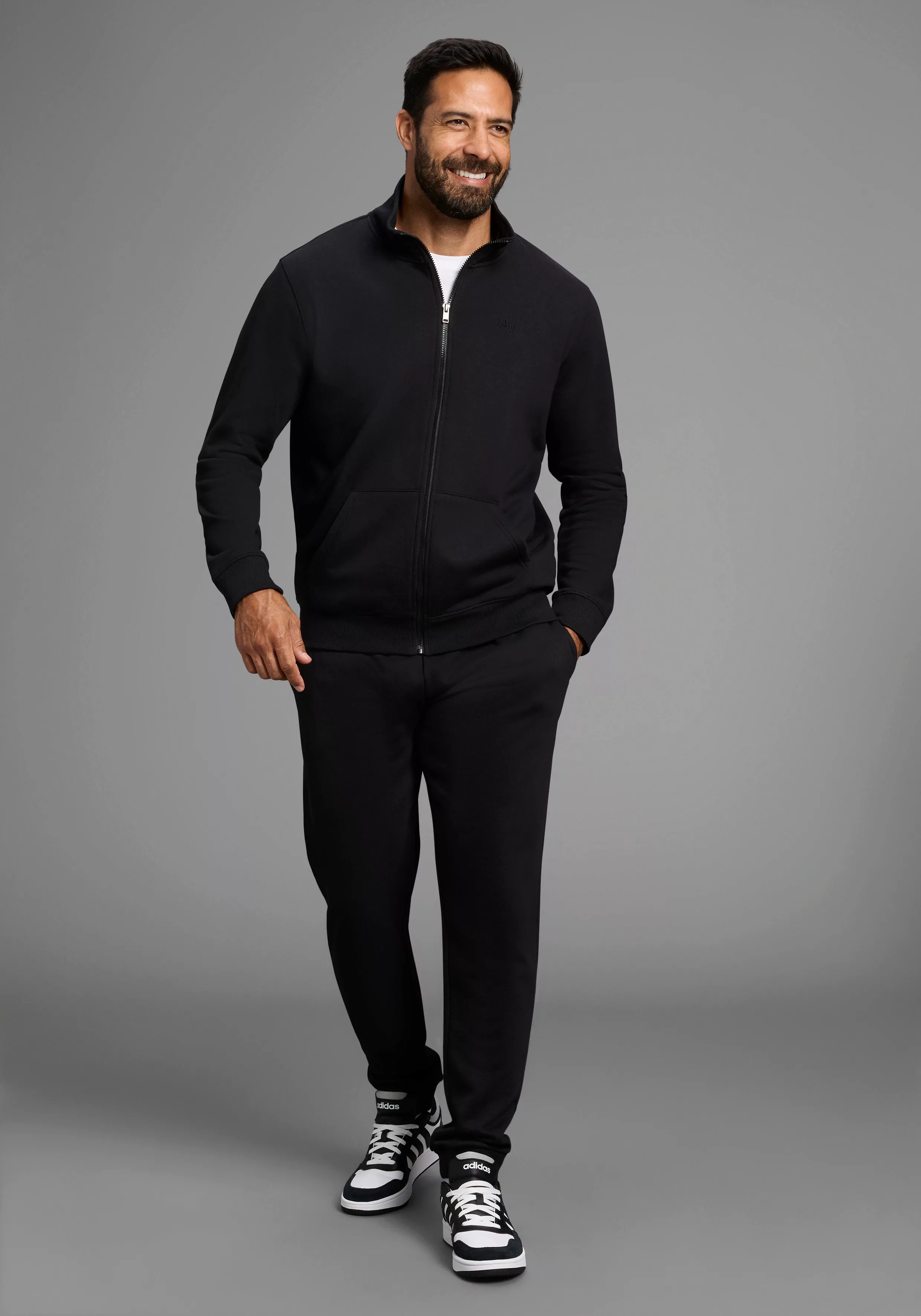 Mans World Sweatjacke "Jogginganzug", für Sport und Freizeit günstig online kaufen