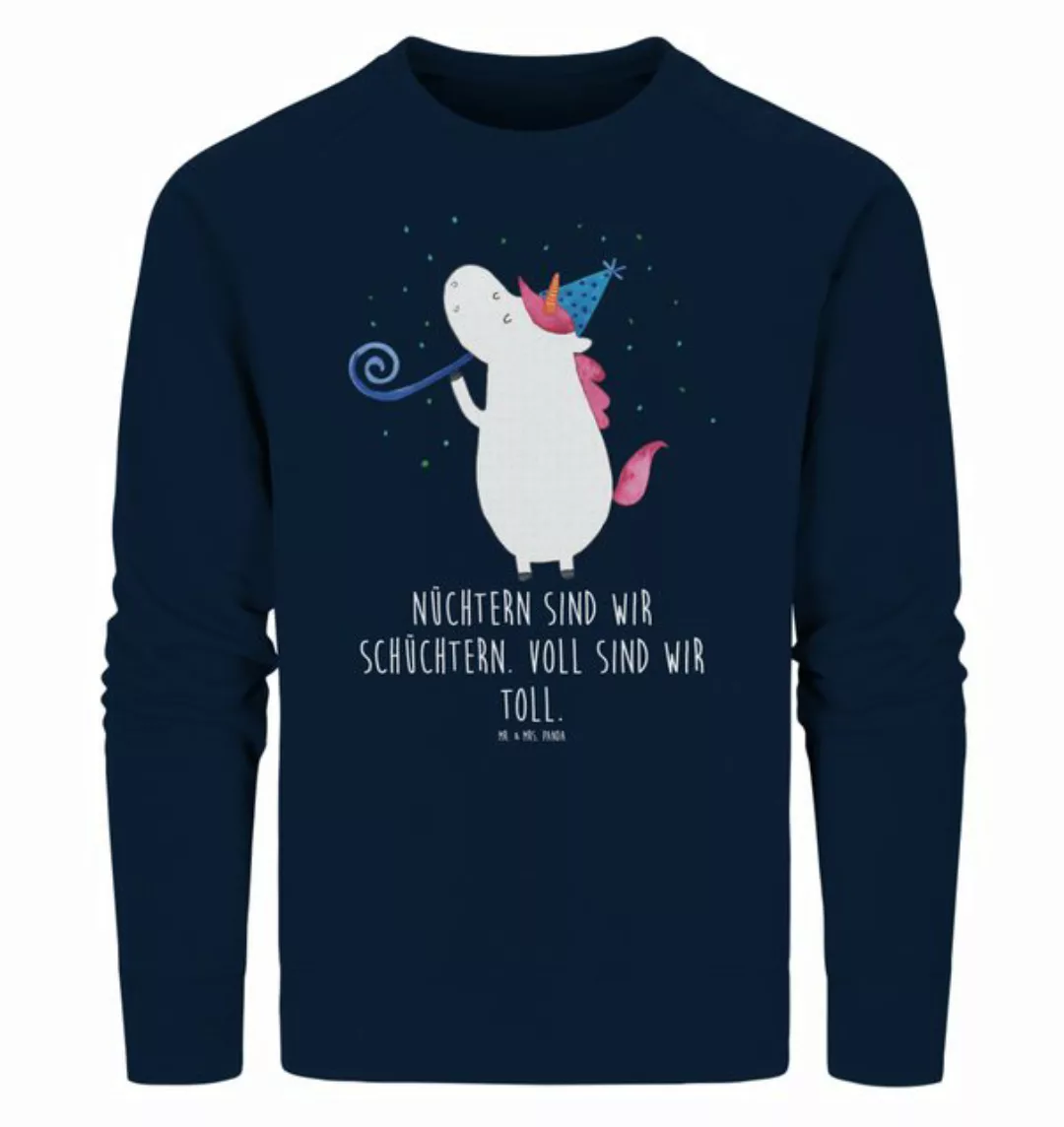 Mr. & Mrs. Panda Longpullover Größe M Einhorn Party - French Navy - Geschen günstig online kaufen