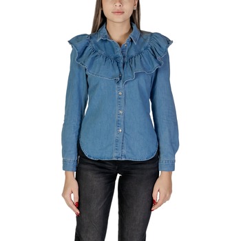 Only  Blusen ONLINDIGO LIFE LS FRILL DB DNM QYT 15297988 günstig online kaufen