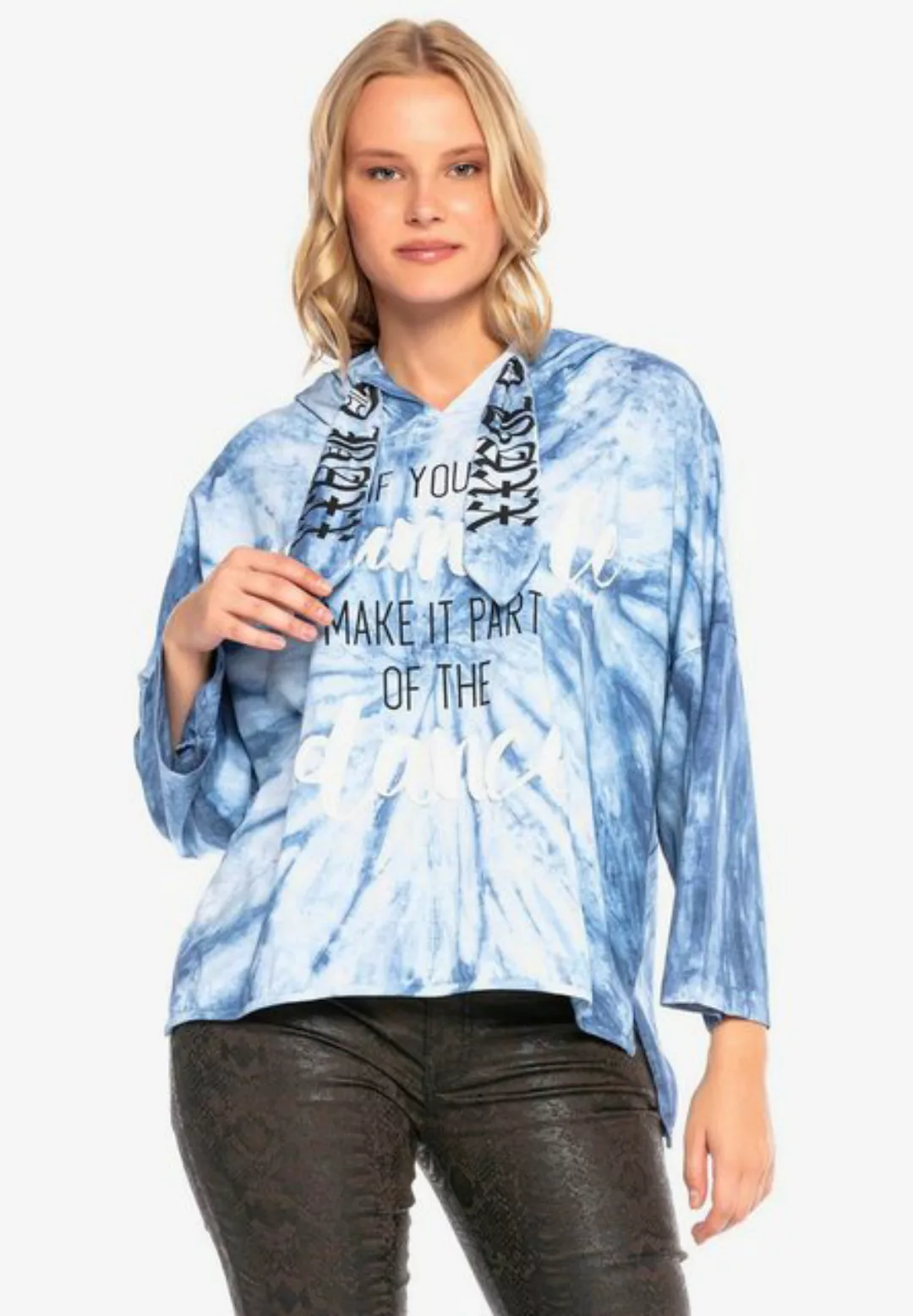 Cipo & Baxx Kapuzensweatshirt im lässigen Oversize-Look günstig online kaufen